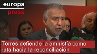 Torres afirma que la amnistía sigue siendo la vía para la reconciliación