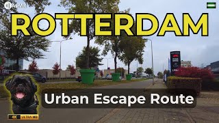 Rotterdam's BEST Industrial Walk: Capelle Main Road Route ASMR 4K