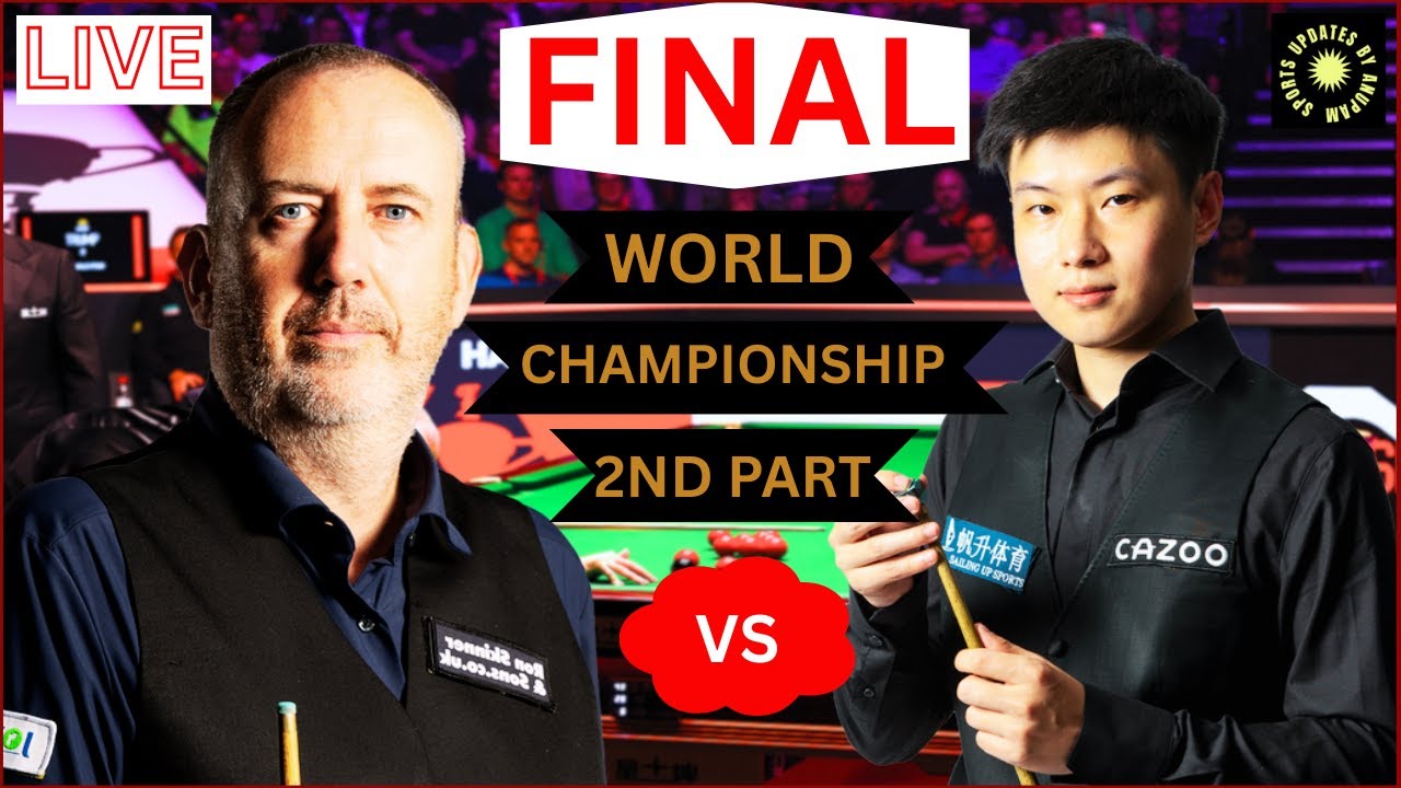 MARK WILLIAMS VS ZHAO XINTONG LIVESCORE : 2025 WORLD SNOOKER ...