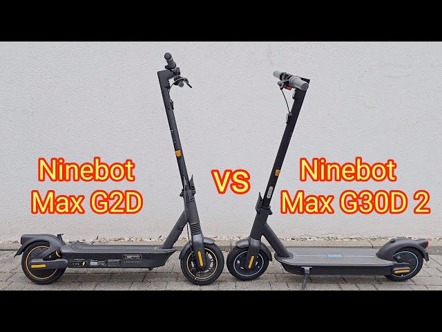 G2D vs G30D 2 - Ninebot E-Scooter im direkten Vergleich 