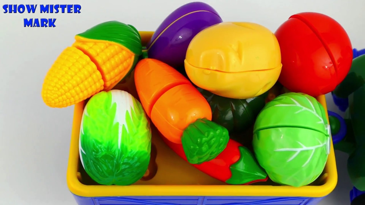 Learn names Vegetables with Toy Velcro Vegetables for Kids YouTube