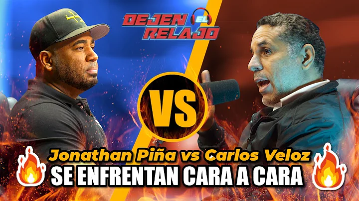 DEBATE  Jonathan Pia vs Carlos Veloz, se enfrentan...