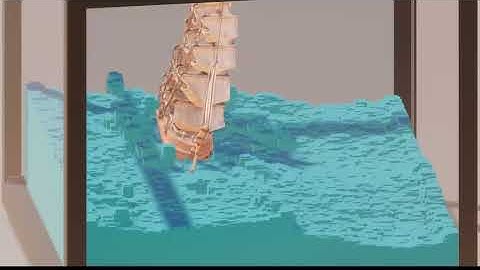 Interactive Fluid Simulation with Unity | Floating objects | Grid based fluid simulation