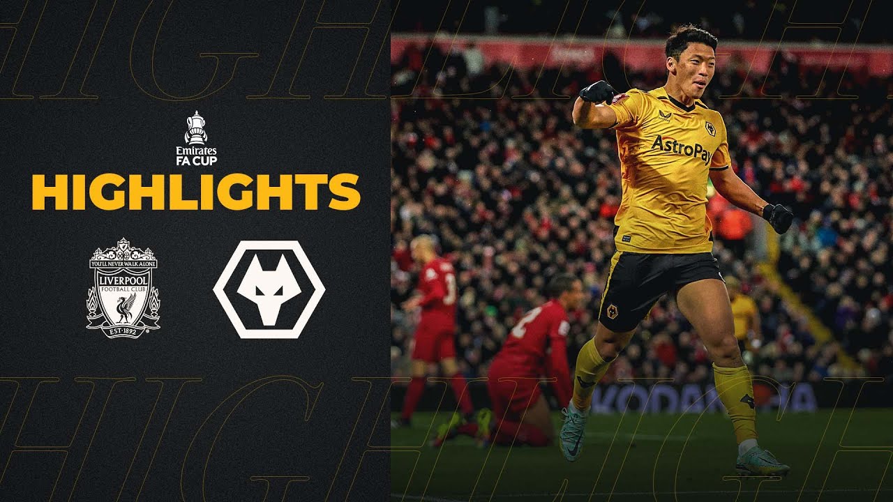 Hwang and Guedes draw before VAR controversy | Liverpool 2-2 Wolves FA Cup highlights - YouTube