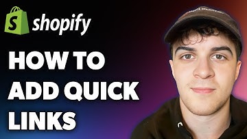 How to Add Quick Links on Shopify (shopify Tutorial for Beginners) (Full 2025 Guide)