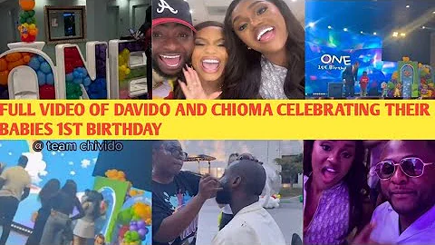 DAVIDO AND CHIOMA UNVAILS THEIR TWINS AS THEY CELEBRATES THEIR 1ST BIRTHDAY IN ATLANTA (FULL VIDEO)