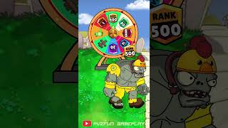 Please Help The Cat Sing Meow Meow Song To Get Rank 6974 | Plants vs Zombies Animation 🤣🤣🤣 #shorts