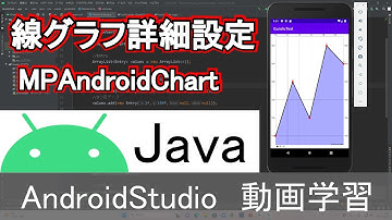 【AndroidStudio】線グラフカスタマイズ MPAndroidChart (Java編)
