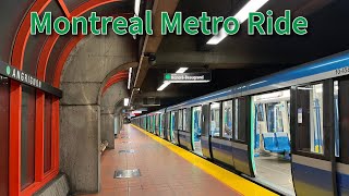 Montreal STM Green Line 1 Metro Ride: Full Route Angrignon to Honore-Beaugrand Station 5/19/2026