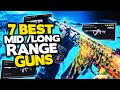 Warzone TOP 7 BEST GUNS for Mid to Long Range! Ranking from WORST TO BEST (Best Loadout)