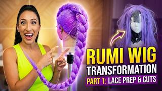 Rumi Wig Tutorial K Pop Demon Hunters Part 1, Lace Front Prep + Weft Cutting