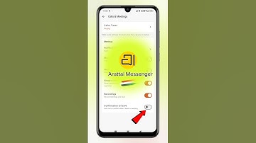 Arattai App Meeting Leave Confirmation Kaise Off Karen | How To Disable Confirm On Arattai App