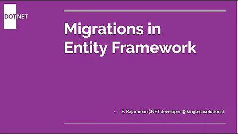 Como criar uma migration C#?