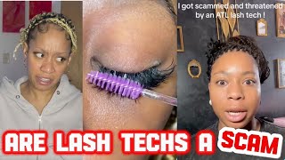 Are lash techs worth it #beauty #beautyindustry #falselashes #lashtech #lashextensions