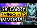 3K CARRY GETS DESTROYED - Most Common Mistakes You Make - Dota 2 Coaching Guide
