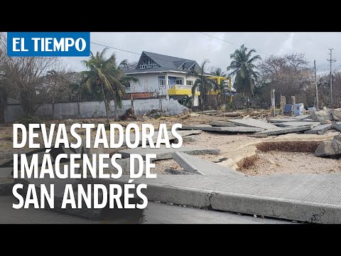 Huracán Iota en San Andrés: revelan imágenes devastadoras | El Tiempo