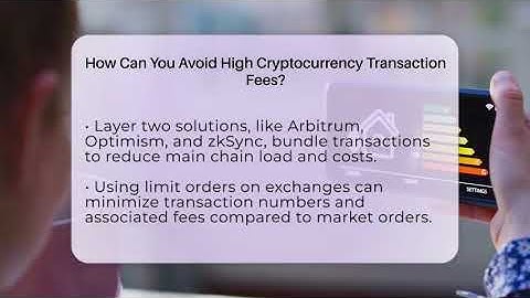 How Can You Avoid High Cryptocurrency Transaction Fees? - Talking Tech Trends
