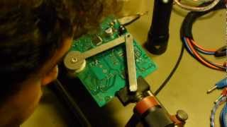 Ultimate sensor board: Manual through-plating.