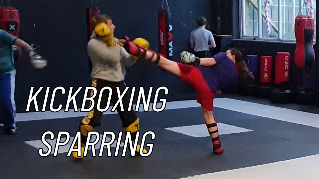 Kickboxing Sparring (Free sparring and set combination sparring) YouTube