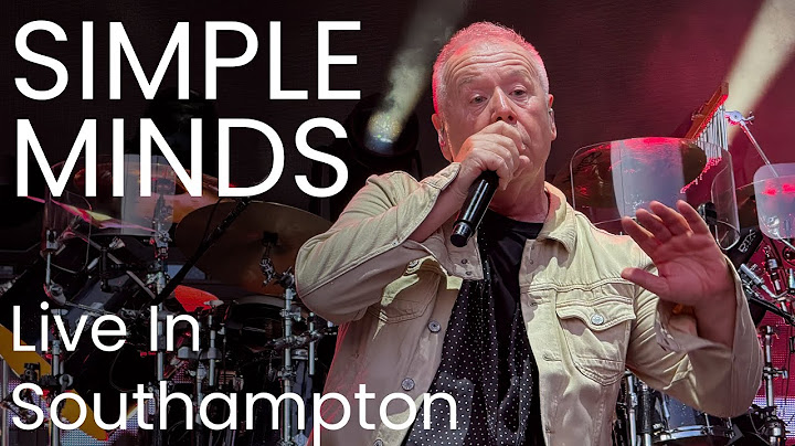Simple Minds Southampton Summer Sessions 2025 – Epic Audience View!