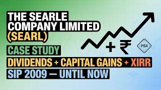 Searle Company (SEARL) Case Study: Dividends, Capital Gains & XIRR Returns (SIP: 2009–Until now)