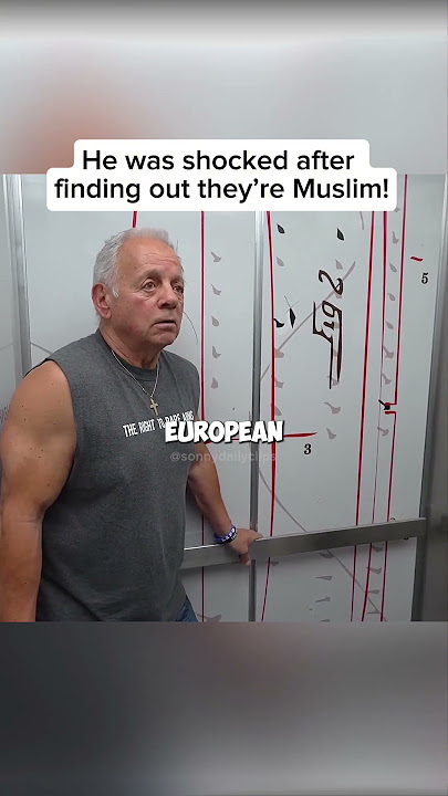 He was shocked after finding out they’re Muslims! #sonnyfaz #muslim #quran #dawah #shorts