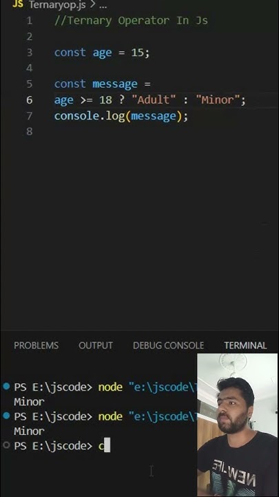 Master JavaScript Ternary Operator: Simplify Your Code👍 #coding #shorts ...