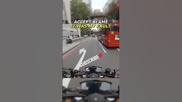 NEARLY CRASHED. MY FAULT