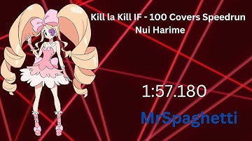 Kill La Kill IF - Nui Harime (100 Covers Challenge) Speedrun 1:57.180