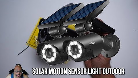 Fake Security Cameras with Motion Lights