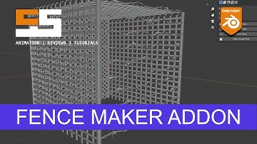 Blender Add-on review: Fence Maker (Free)