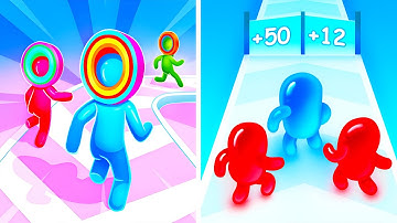 Layer Man 3D VS Join Blob Clash 3D 🔴⚪ All Levels Max Update Walkthrough Mobile NEW Gameplay QX7R