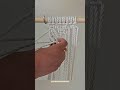 macrame beginners friendly patterns 🪢 || Larks Head Knot #diy #youtubeshorts #shorts