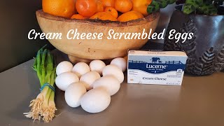 Cream Cheese Scrambled Eggs