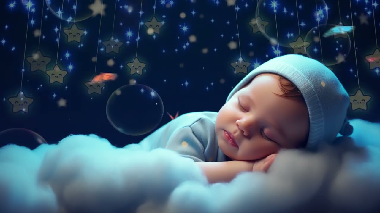 Baby Sleep Music with Mozart & Brahms Lullaby for Deep Sleep, Calming Music for Insomnia