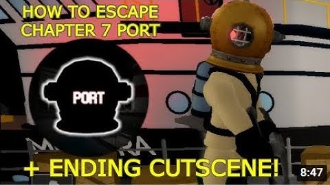 How to escape PORT MAP + ENDING IN PIGGY: BOOK 2 CHAPTER 7! - Roblox