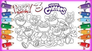 Coloring Pages Poppy Playtime Chapter 3 / Coloring  Smiling Critters