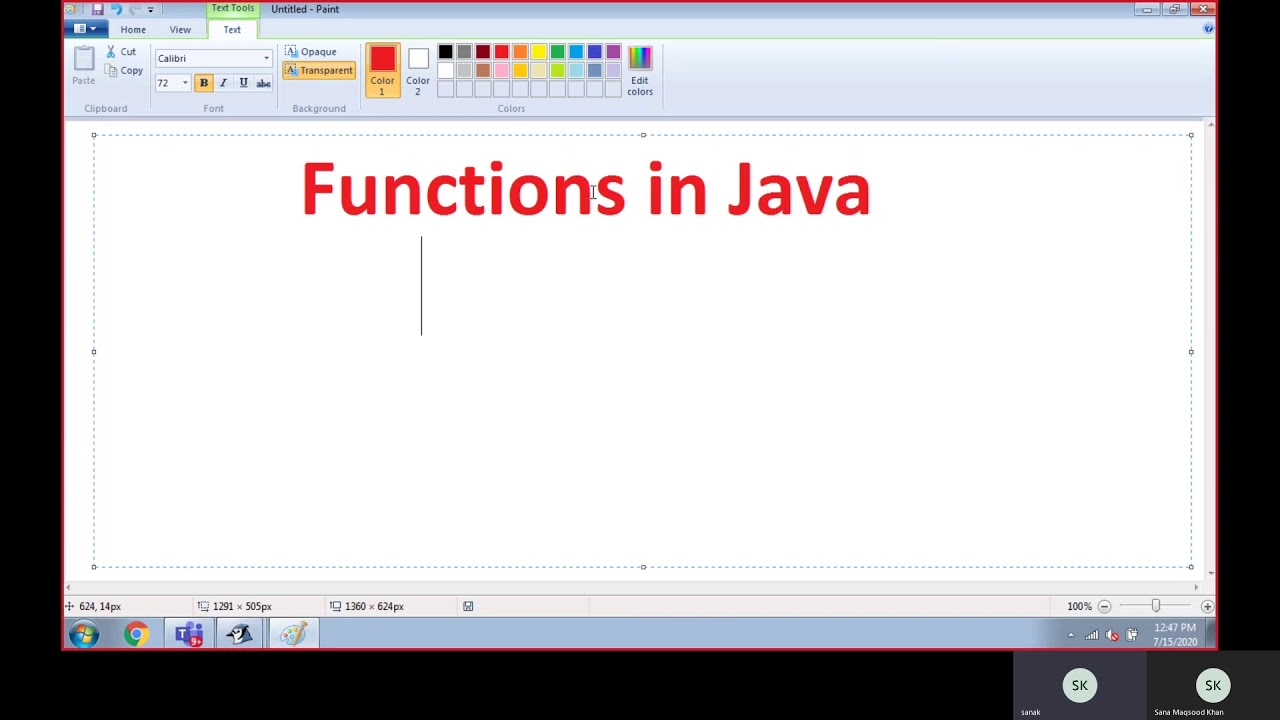 How to use Functions 👇👇👇in java in just 10 mins - YouTube