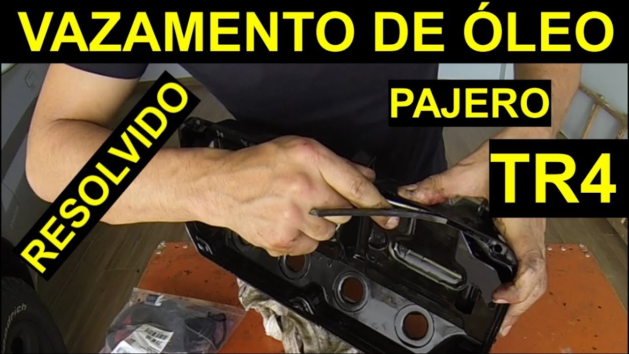 Troca da junta da tampa de válvulas Pajero TR4