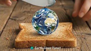 ASMR Satisfying Spreading Of Galaxy Space Jams On Crispy Toast | Anna AI ASMR screenshot 4