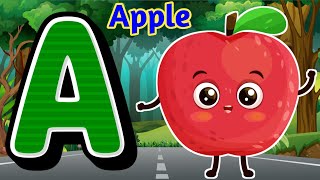 ABC Rhymes for Toddlers |A to Z ABC Phonics Song for Kids | Phonics Fun with A for Apple #kidssongs