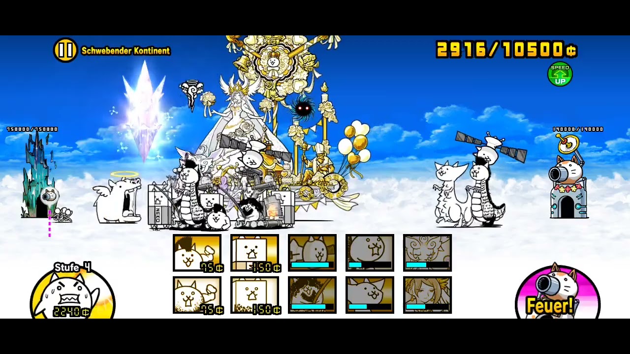 Battle Cats Into the future: Chapter 3 Floating continent - YouTube