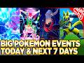 Walking Wake/Iron Leaves Return, New 7-Star, Darkrai &amp; More Pokemon Events Over Next 7 days