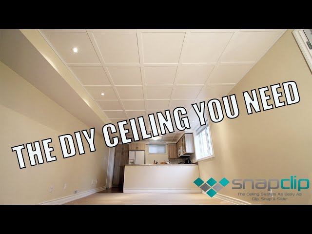 Simple Diy Ceiling Using Snapclip You