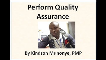 25 Project Quality Management   Perform Quality Assurance