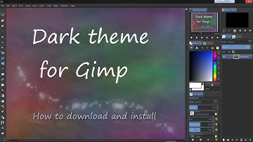 Dark Theme For Gimp
