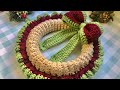 How to crochet Christmas Wreath for beginners