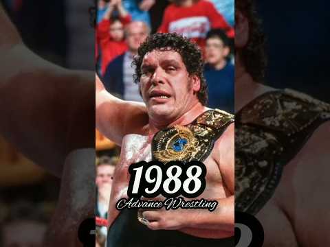 Andre The Giant - Evolution ( 1968 - 1992 ) #shorts