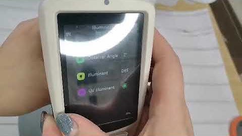 TS7700 Portable Spectrophotometer - Whiteness Testing