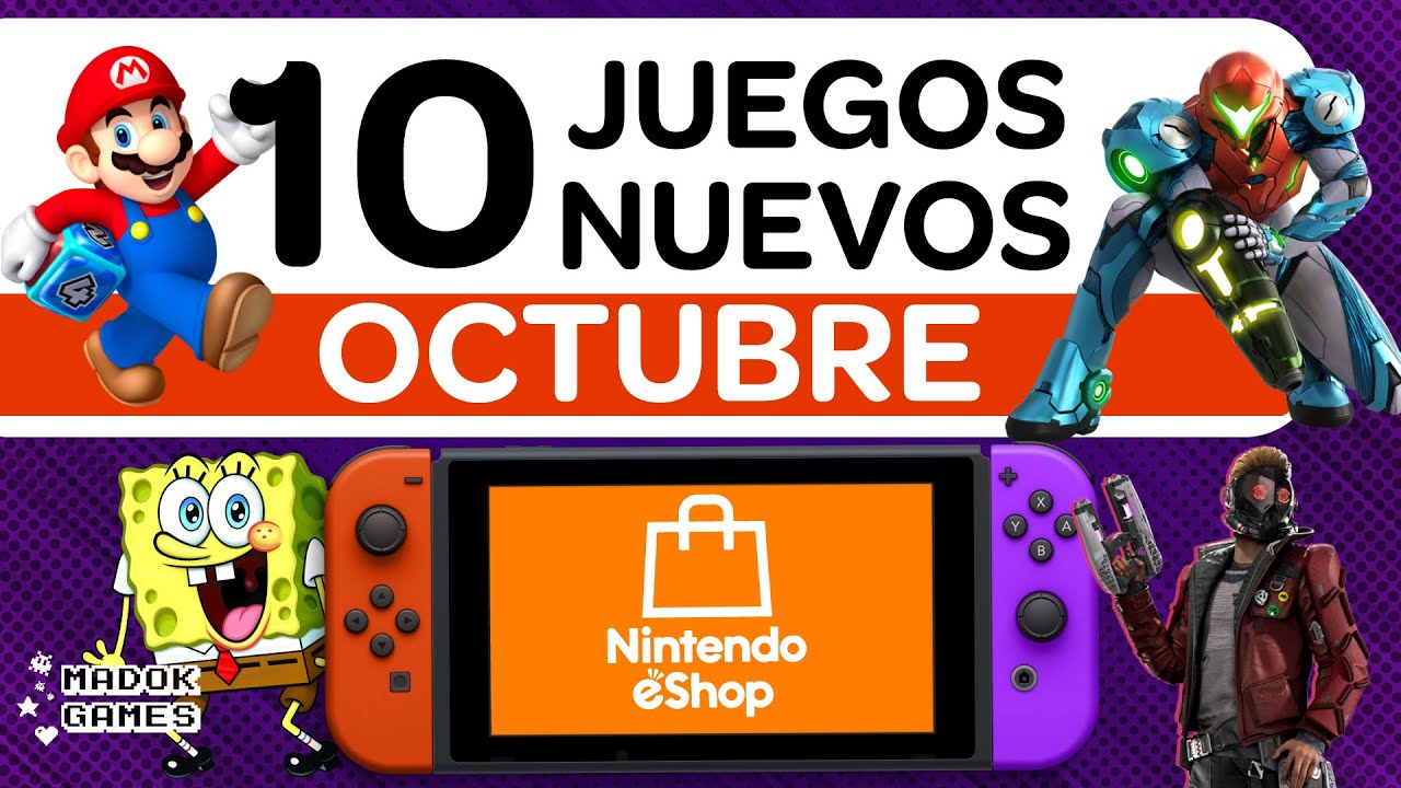 10 NUEVOS JUEGOS - Grandes lanzamientos de Octubre Nintendo Switch - YouTube